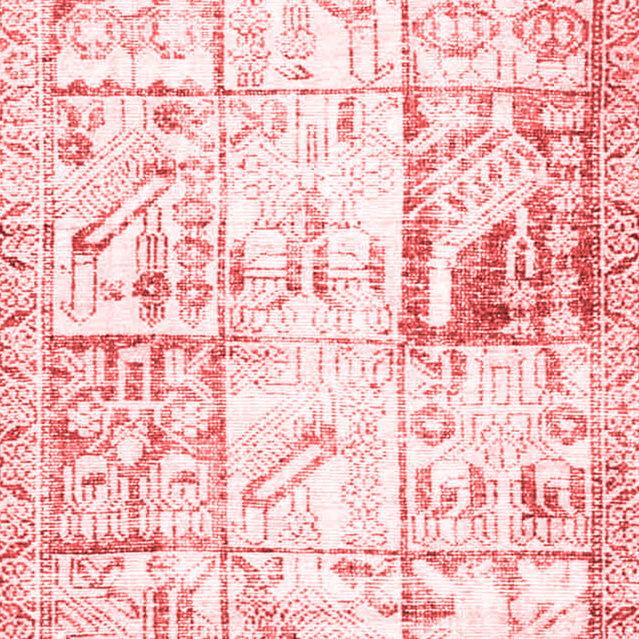 Machine Washable Persian Red Traditional Rug, wshtr4542red