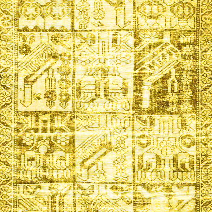 Persian Yellow Traditional Rug, tr4542yw