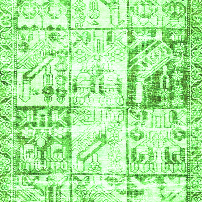 Persian Green Traditional Rug, tr4542grn