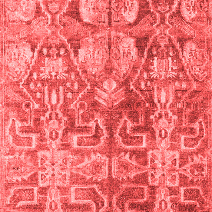 Machine Washable Persian Red Traditional Rug, wshtr4543red