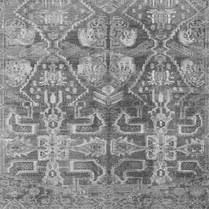 Serging Thickness of Persian Gray Traditional Rug, tr4543gry