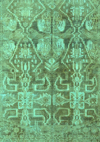 Persian Turquoise Traditional Rug, tr4543turq