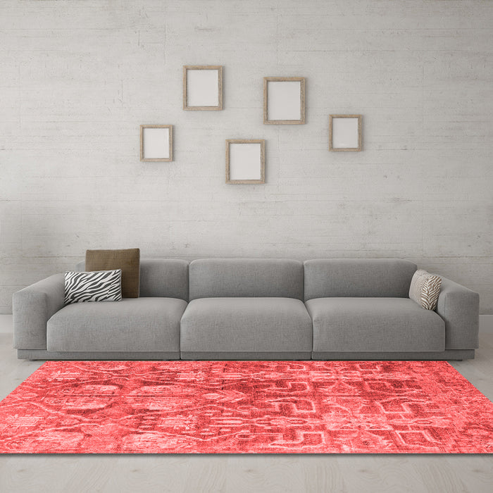 Traditional Red Washable Rugs
