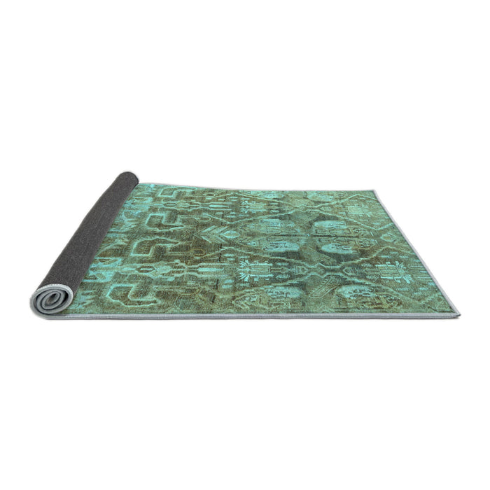 Sideview of Persian Light Blue Traditional Rug, tr4543lblu