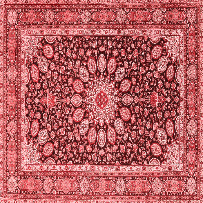 Medallion Red Traditional Rug, tr4544red