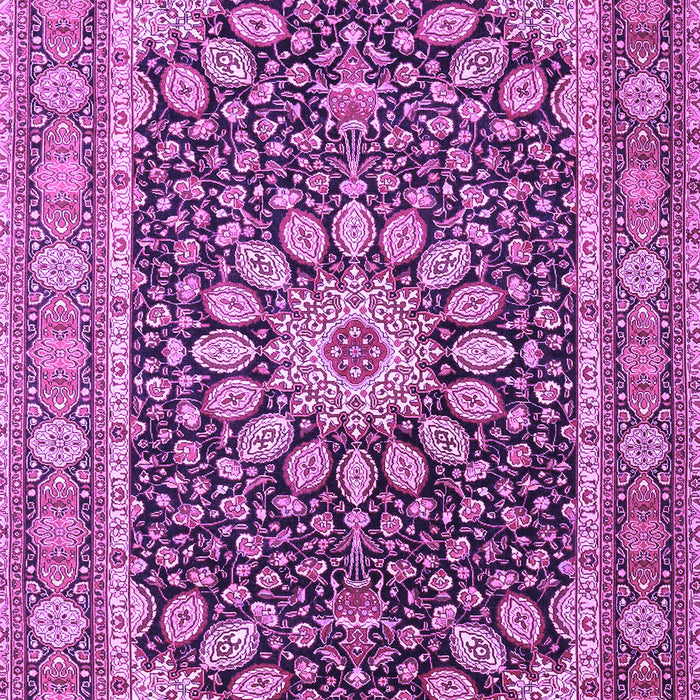 Medallion Purple Traditional Rug, tr4544pur