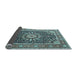 Sideview of Medallion Light Blue Traditional Rug, tr4544lblu