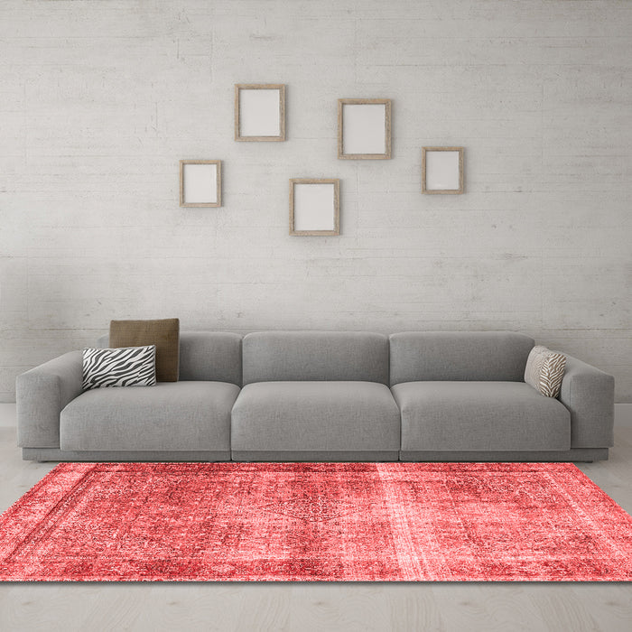 Traditional Red Washable Rugs