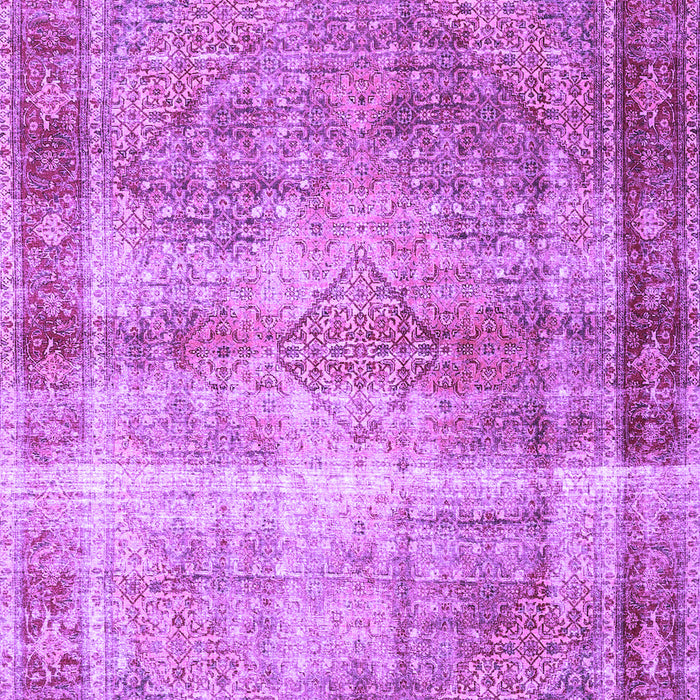 Machine Washable Persian Purple Traditional Area Rugs, wshtr4545pur