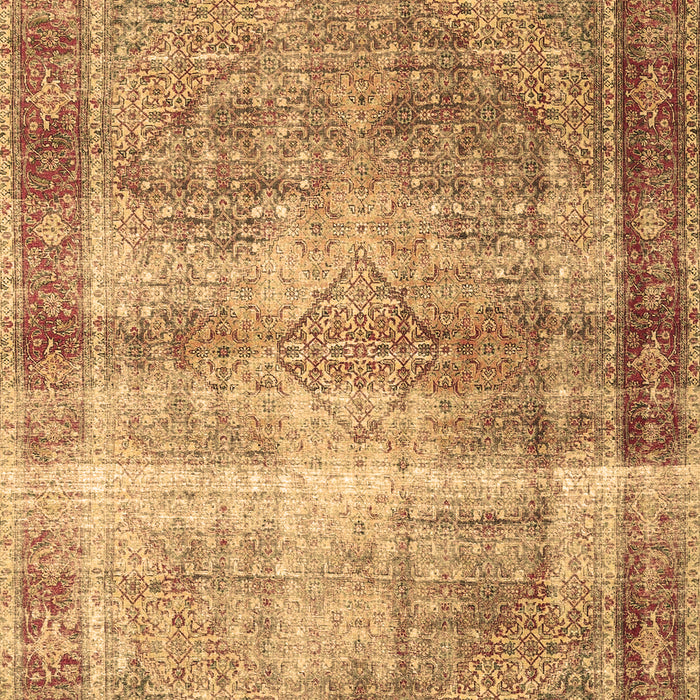 Machine Washable Persian Brown Traditional Rug, wshtr4545brn