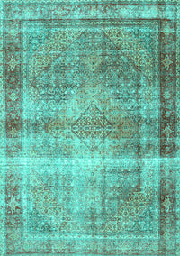 Persian Turquoise Traditional Rug, tr4545turq