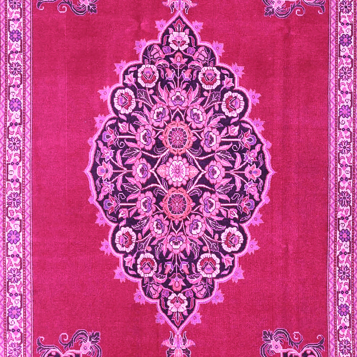 Medallion Pink Traditional Rug, tr4546pnk