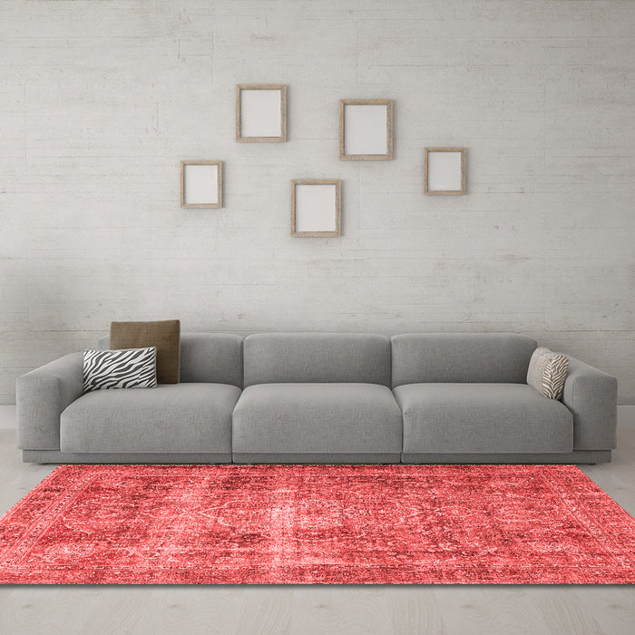 Traditional Red Washable Rugs