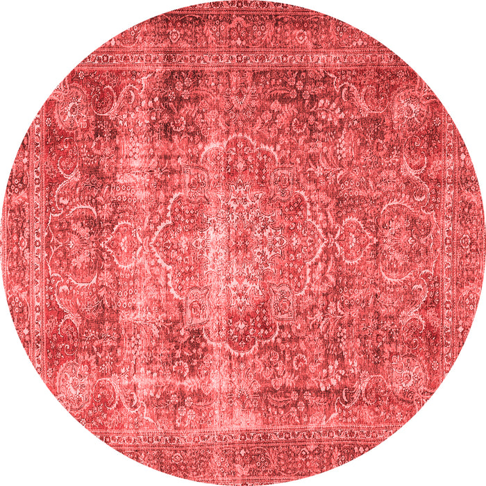 Medallion Red Traditional Rug, tr4547red