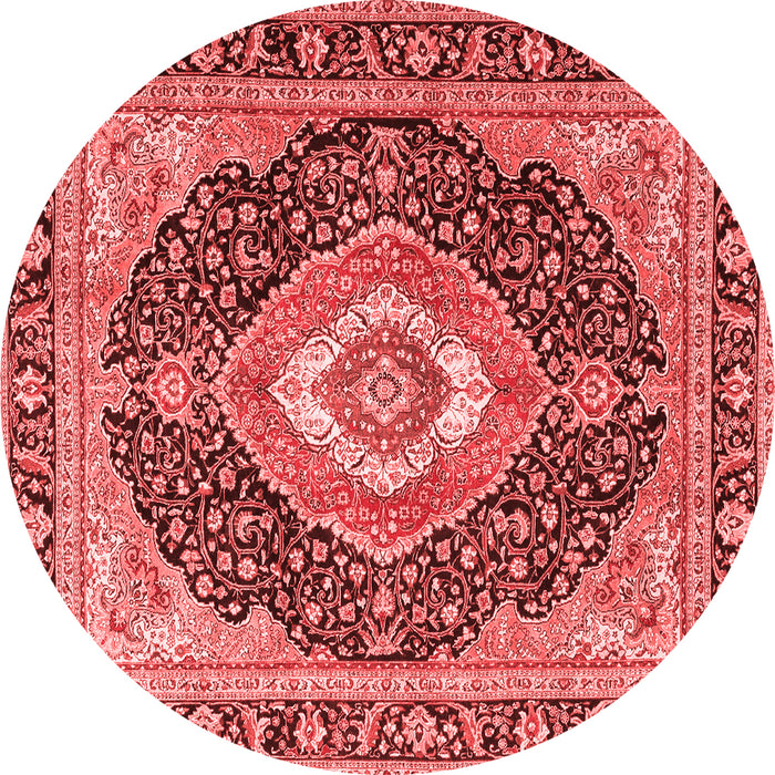 Medallion Red Traditional Rug, tr4548red