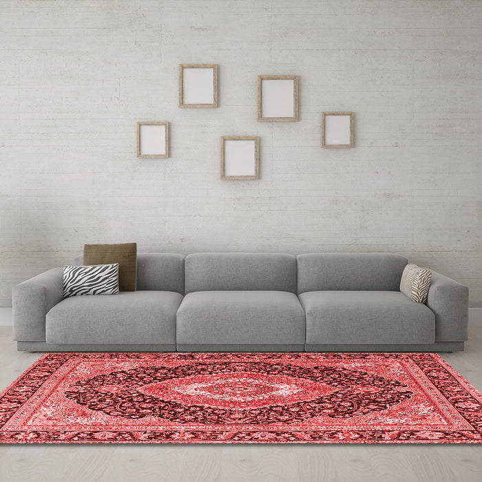 Traditional Red Washable Rugs