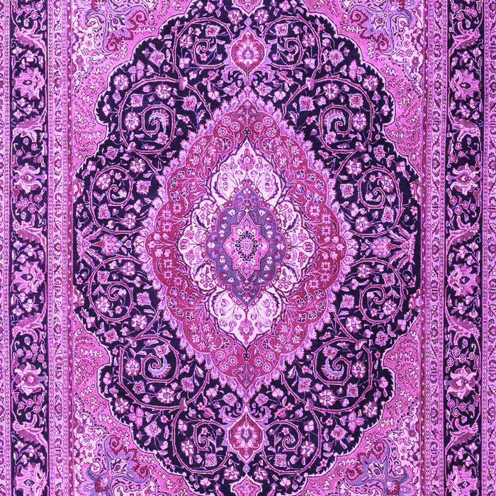 Medallion Purple Traditional Rug, tr4548pur