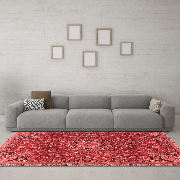 Traditional Red Washable Rugs