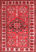 Geometric Red Traditional Area Rugs