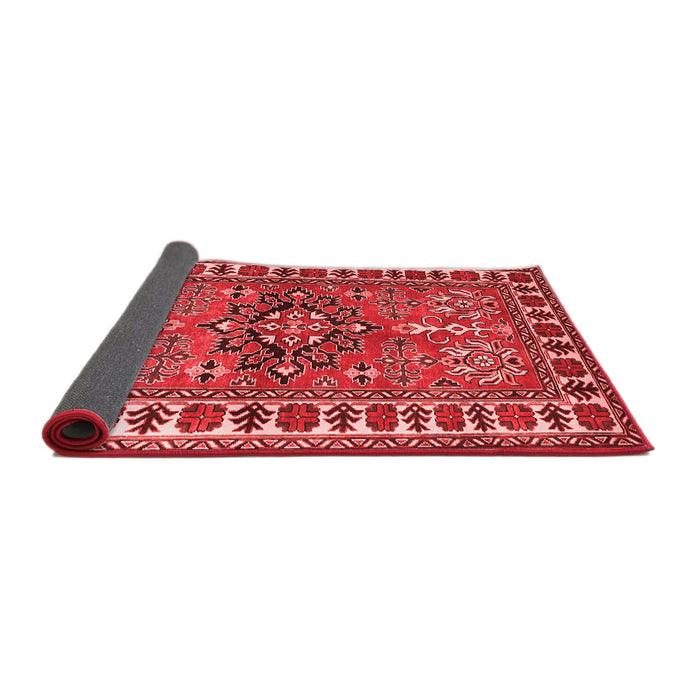 Geometric Red Traditional Area Rugs