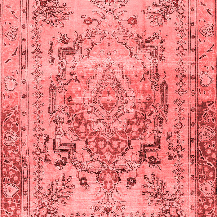 Machine Washable Persian Red Traditional Rug, wshtr4550red