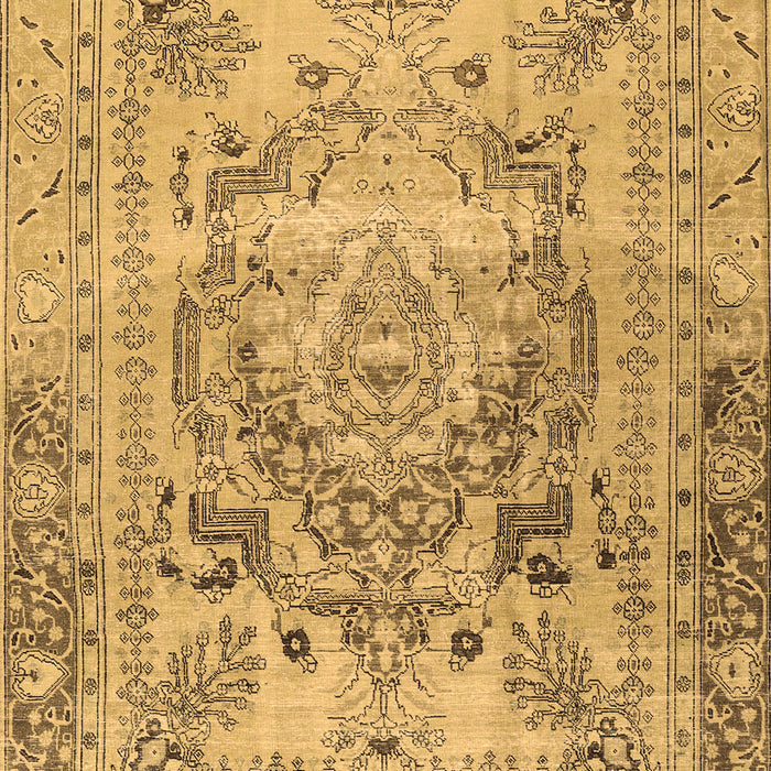 Machine Washable Persian Brown Traditional Rug, wshtr4550brn