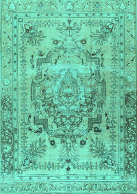 Persian Turquoise Traditional Rug, tr4550turq