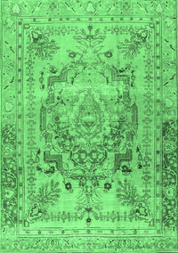 Persian Emerald Green Traditional Rug, tr4550emgrn