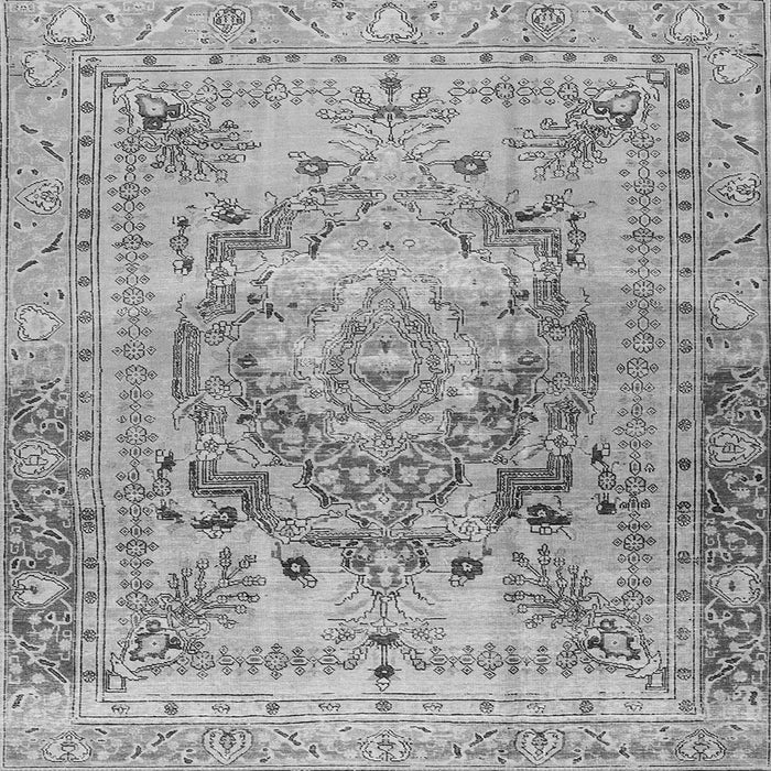 Serging Thickness of Persian Gray Traditional Rug, tr4550gry