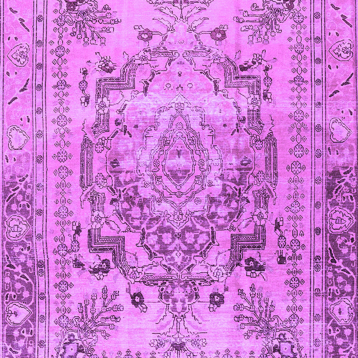 Machine Washable Persian Purple Traditional Area Rugs, wshtr4550pur
