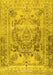 Persian Yellow Traditional Rug, tr4550yw