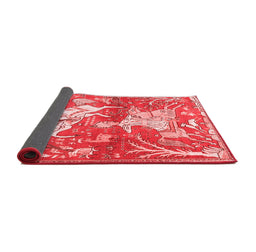 Animal Red Traditional Area Rugs