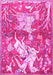 Machine Washable Animal Pink Traditional Rug, wshtr4551pnk
