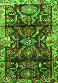 Persian Green Traditional Rug, tr4552grn