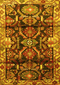 Persian Yellow Traditional Rug, tr4552yw