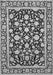 Persian Gray Traditional Rug, tr4553gry