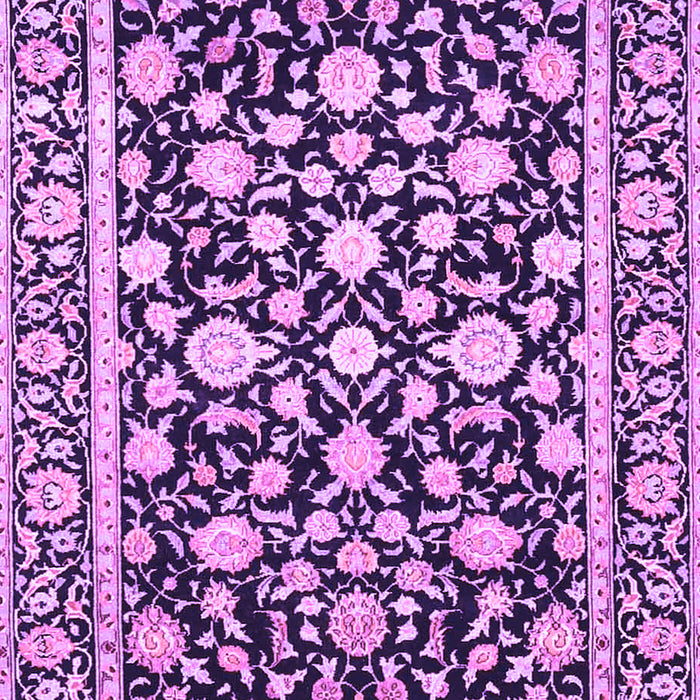 Machine Washable Persian Purple Traditional Area Rugs, wshtr4553pur