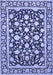 Persian Blue Traditional Rug, tr4553blu