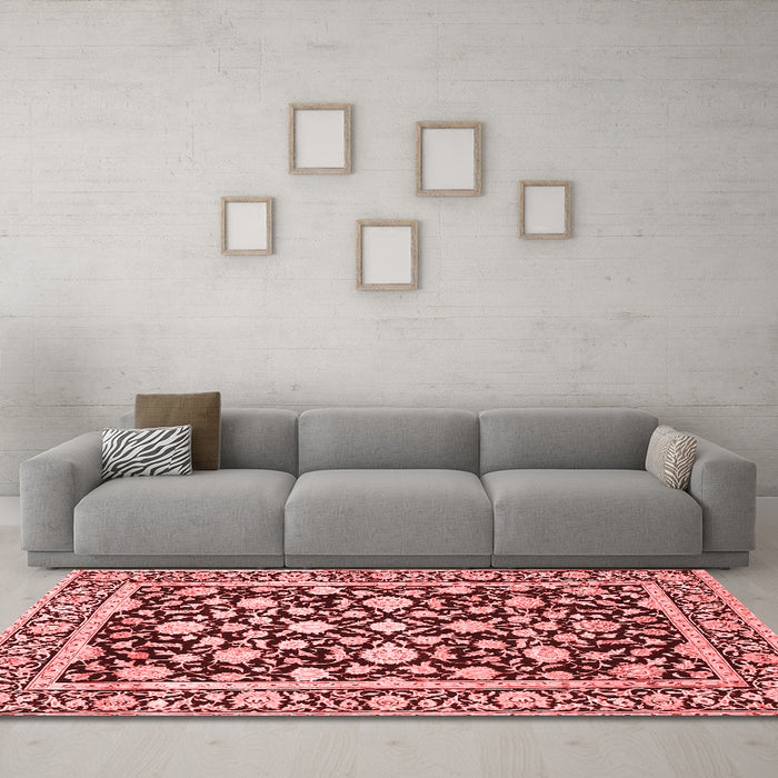 Traditional Red Washable Rugs