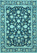 Persian Light Blue Traditional Rug, tr4553lblu