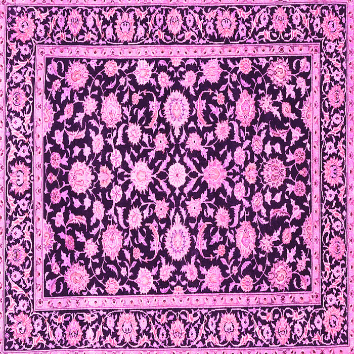 Square Persian Pink Traditional Rug, tr4553pnk