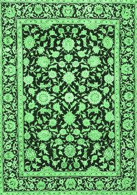 Persian Emerald Green Traditional Rug, tr4553emgrn