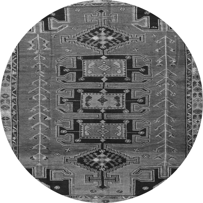 Square Persian Gray Traditional Rug, tr4554gry