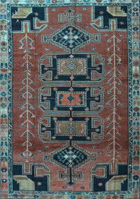 Persian Light Blue Traditional Rug, tr4554lblu