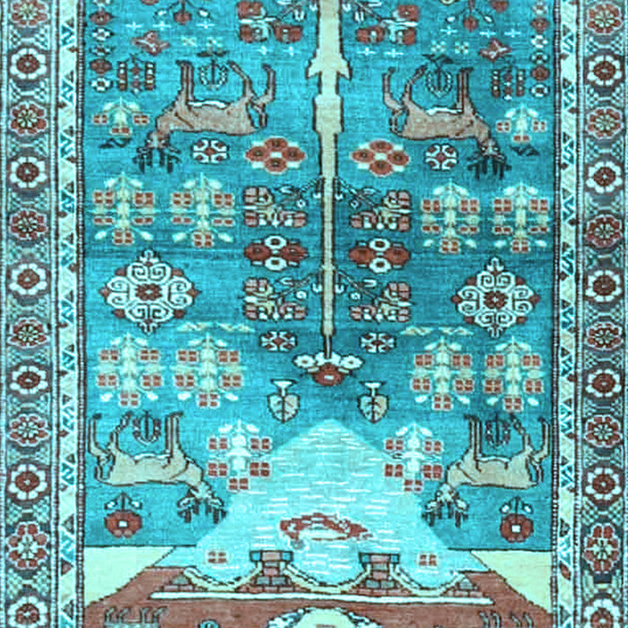 Persian Light Blue Traditional Rug, tr4555lblu