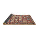 Sideview of Traditional Brown Red Persian Rug, tr4556