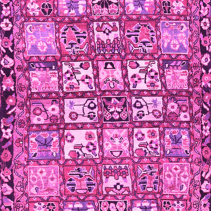 Machine Washable Persian Pink Traditional Rug, wshtr4556pnk