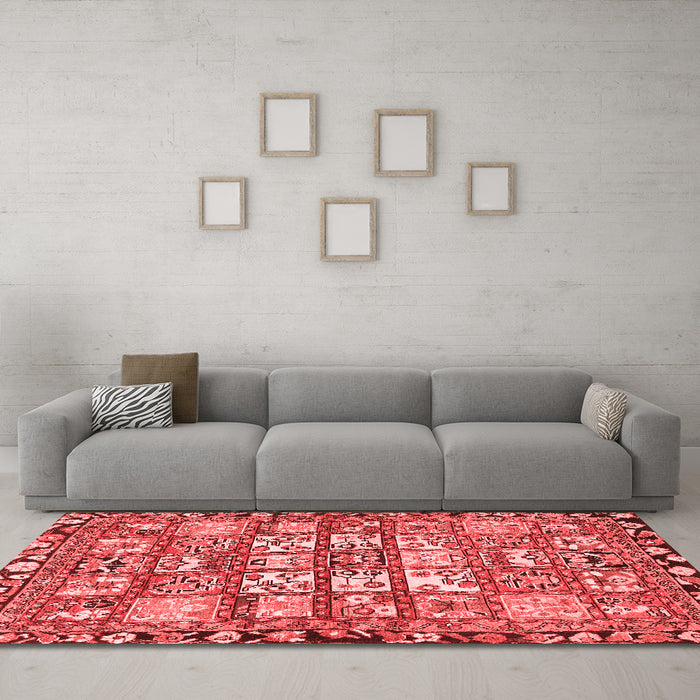 Traditional Red Washable Rugs