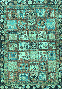 Persian Turquoise Traditional Rug, tr4556turq