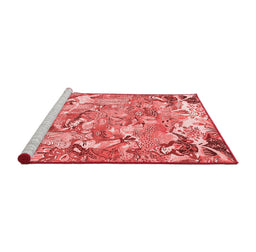 Traditional Red Washable Rugs